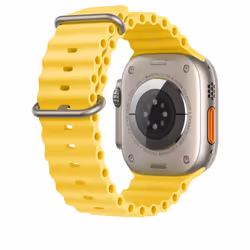 Apple MQED3ZM/A accessorio indossabile intelligente Band Giallo Fluoroelastomero - Vista aggiuntiva 4