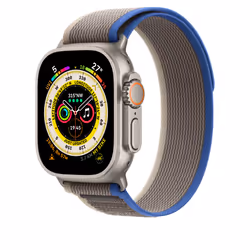 Apple MQEJ3ZM/A accessorio indossabile intelligente Band Blu, Grigio Nylon - Vista aggiuntiva 2