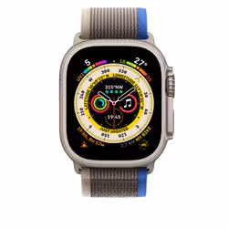 Apple MQEJ3ZM/A accessorio indossabile intelligente Band Blu, Grigio Nylon - Vista aggiuntiva 3