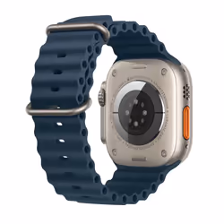 Apple Watch Ultra 2 GPS + Cellular, Cassa 49m in Titanio con Cinturino Ocean Blu - Vista aggiuntiva 3