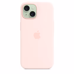 Apple Custodia MagSafe in silicone per iPhone 15 - Rosa confetto - Vista aggiuntiva 4