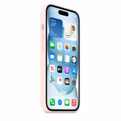 Apple Custodia MagSafe in silicone per iPhone 15 - Rosa confetto - Vista aggiuntiva 7