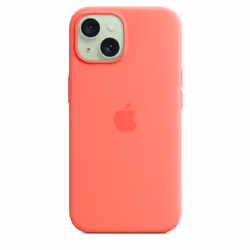 Apple Custodia MagSafe in silicone per iPhone 15 - Guava - Vista aggiuntiva 4