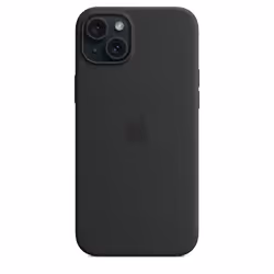 Apple Custodia MagSafe in silicone per iPhone 15 Plus - Nero - Vista aggiuntiva 5