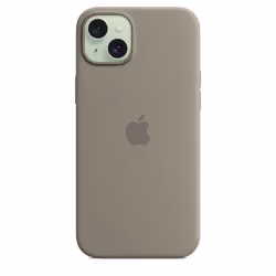 Apple Custodia MagSafe in silicone per iPhone 15 Plus - Grigio creta - Vista aggiuntiva 4