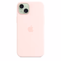Apple Custodia MagSafe in silicone per iPhone 15 Plus - Rosa confetto - Vista aggiuntiva 4