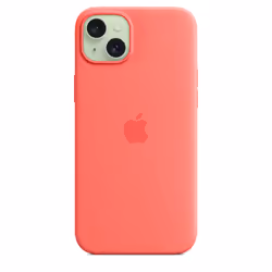 Apple Custodia MagSafe in silicone per iPhone 15 Plus - Guava - Vista aggiuntiva 4