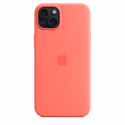 Apple Custodia MagSafe in silicone per iPhone 15 Plus - Guava - Vista aggiuntiva 5
