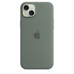 Apple Custodia MagSafe in silicone per iPhone 15 Plus - Cipresso - Vista aggiuntiva 4
