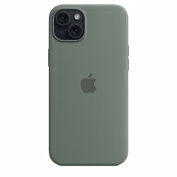 Apple Custodia MagSafe in silicone per iPhone 15 Plus - Cipresso - Vista aggiuntiva 5