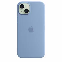 Apple Custodia MagSafe in silicone per iPhone 15 Plus - Blu inverno - Vista aggiuntiva 4