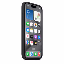 Apple Custodia MagSafe in silicone per iPhone 15 Pro - Nero - Vista aggiuntiva 6