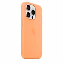 Apple Custodia MagSafe in silicone per iPhone 15 Pro - Aranciata - Vista aggiuntiva 5