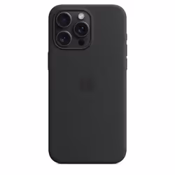 Apple Custodia MagSafe in silicone per iPhone 15 Pro Max - Nero - Vista aggiuntiva 4