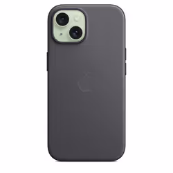 Apple Custodia MagSafe in tessuto Finewoven per iPhone 15 - Nero - Vista aggiuntiva 4