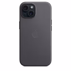 Apple Custodia MagSafe in tessuto Finewoven per iPhone 15 - Nero - Vista aggiuntiva 5