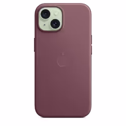 Apple Custodia MagSafe in tessuto Finewoven per iPhone 15 - Gelso - Vista aggiuntiva 4