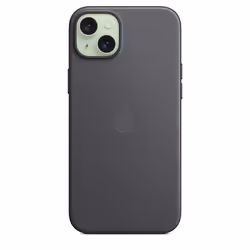 Apple Custodia MagSafe in tessuto Finewoven per iPhone 15 Plus - Nero - Vista aggiuntiva 4