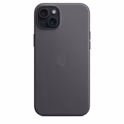 Apple Custodia MagSafe in tessuto Finewoven per iPhone 15 Plus - Nero - Vista aggiuntiva 5