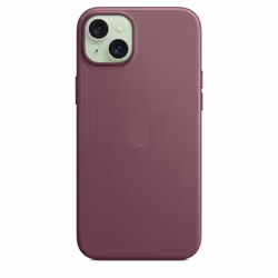 Apple Custodia MagSafe in tessuto Finewoven per iPhone 15 Plus - Gelso - Vista aggiuntiva 4