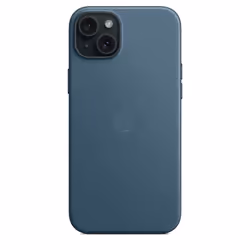 Apple Custodia MagSafe in tessuto Finewoven per iPhone 15 Plus - Blu Pacifico - Vista aggiuntiva 5