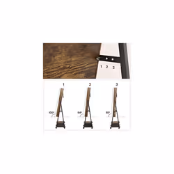 Songmics - Armadietto Portagioie, Specchio a Figura Intera, Specchiera Portagioielli con Serratura, Cassetto Inferiore, Ripiano e Ruote, Idea Regalo,