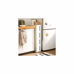 Songmics - Carrello Mobile, Scaffale Portaoggetti Stretto con 4 Cassetti, Carrello da Bagno, Organizzatore per Cucina con Rotelle Rimovibili, pp,