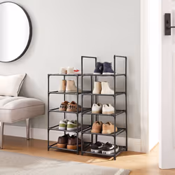 Songmics LSR110B02 scarpiera Aperto Nero