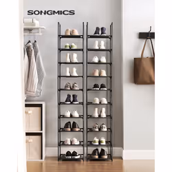 Songmics LSR110B02 scarpiera Aperto Nero