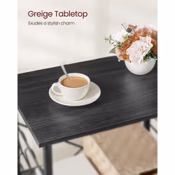Songmics - vasagle Scaffale da Cucina con Rotelle, Carrello di Servizio con 3 Ripiani, Scaffale per Microonde, Forno, Tostapane, Struttura Metallica