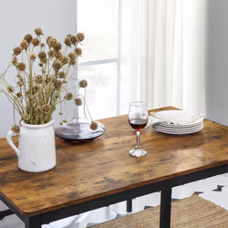Vasagle KDT070B01 tavolo da cucina e sala da pranzo Casa Forma rettangolare Tavolo fisso 4 gamba/gambe - Vista aggiuntiva 5