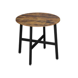 Vasagle KDT080B01 tavolo da cucina e sala da pranzo Casa Forma rotonda Tavolo fisso 4 gamba/gambe