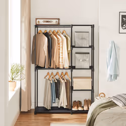 Songmics URYG024G02 armadio/guardaroba per camera da letto Grigio