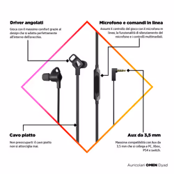 HP Auricolari OMEN Dyad Earbuds - Vista aggiuntiva 5