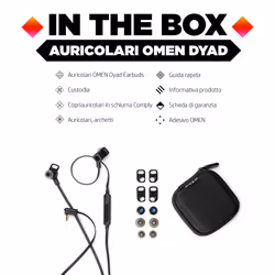 HP Auricolari OMEN Dyad Earbuds - Vista aggiuntiva 7