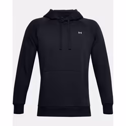 Under Armour UA Rival, Adulto, Maschio, Felpa con cappuccio, Nero, Manica lunga, Monocromatico