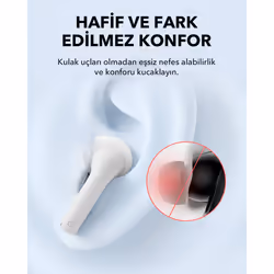 Soundcore A3994G21 K20i Kulaklık Beyaz Auricolare True Wireless Stereo (TWS) In-ear MUSICA USB tipo-C Bluetooth Bianco - Vista aggiuntiva 4