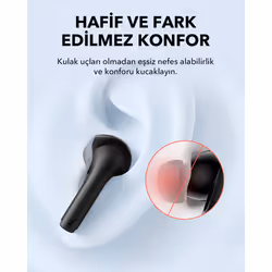 Soundcore A3994G11 K20i Kulaklık Siyah Auricolare True Wireless Stereo (TWS) In-ear MUSICA USB tipo-C Bluetooth Nero - Vista aggiuntiva 4