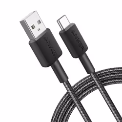 Anker 322, 1,8 m, USB A, USB C, 0,48 Gbit/s, Nero