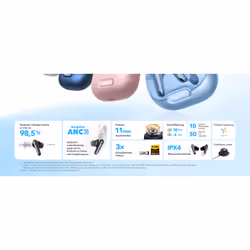 Anker Liberty 4 NC Auricolare Wireless In-ear Musica e Chiamate USB tipo-C Bluetooth Bianco - Vista aggiuntiva 8