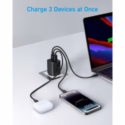 Anker 336 Charger (67W) Computer portatile, Telefono cellulare, Computer portatile, Power bank, Smartphone, Orologio intelligente, Tablet, Orologio, Indossabili Nero USB Ricarica rapida Interno - Vista aggiuntiva 3