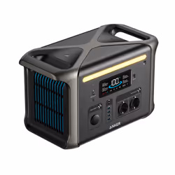 Anker Solix F1500 Power Station portatile, Litio Ferro Fosfato (LiFePo4), AC, Solare, 1536 Wh, 1800 W, 1000 W, 120 W