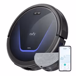 Eufy G50 Hybrid, Senza sacchetto, Nero, Rotondo, 0,4 L, 55 dB, 0,28 L