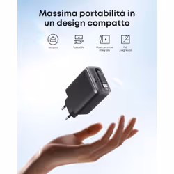 Anker A2658G11 Caricabatterie per dispositivi mobili Smartphone, Tablet, Cuffie Nero AC Ricarica rapida Interno - Vista aggiuntiva 3