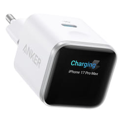 Anker A121DG21 Caricabatterie per dispositivi mobili Smartphone, Tablet, Orologio intelligente, Universale Bianco AC Ricarica rapida Interno