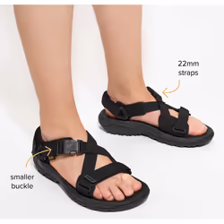 Teva Hurricane Verge Sandali Nero - Vista aggiuntiva 7