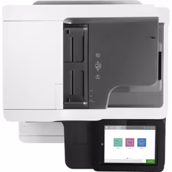 HP LaserJet Enterprise Stampante multifunzione Enterprise LaserJet M635fht, Stampa, copia, scansione, fax, Stampa da porta USB frontale; scansione verso e-mail/PDF, stampa fronte/retro; ADF da 150 fogli; funzionalità di sicurezza avanzate - Vista aggiuntiva 4