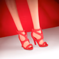 Barbie Signature Magia delle Feste 2022 bambola bionda, capelli ondulati, abito rosso con ampia gonna e orecchini pendenti, da collezione, Giocattolo e regalo per Bambini 6+ Anni