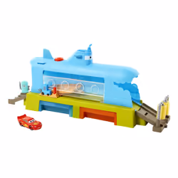 Disney Pixar Cars - Autolavaggio Balena-Sottomarino Cambia Colore playset con Veicolo Cambia Colore, Giocattolo per Bambini 4+ Anni - Vista aggiuntiva 5