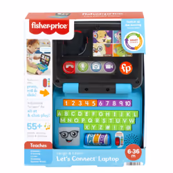 Fisher-Price Laugh & Learn Ridi e Impara Il Mio Primo Laptop, Edizione italiana, Giocattolo Elettronico con Contenuti Educativi Smart Stages, Giocattolo per Bambini 6+ Mesi - Vista aggiuntiva 6